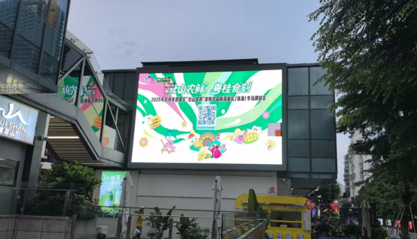 炒股配资平台 广西田阳“壮山农鲜”亮相珠海拱北口岸商圈大屏