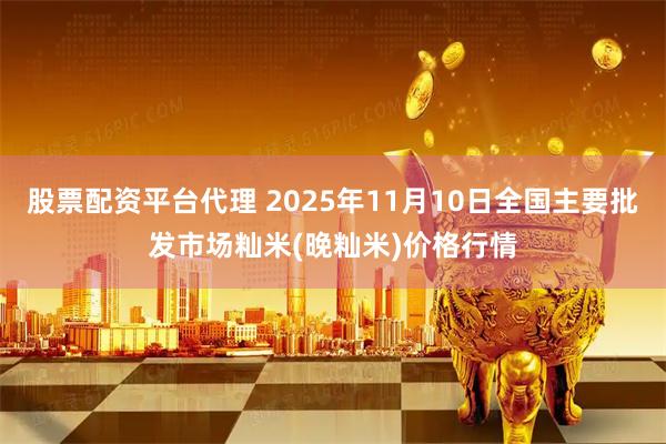 股票配资平台代理 2025年11月10日全国主要批发市场籼米(晚籼米)价格行情